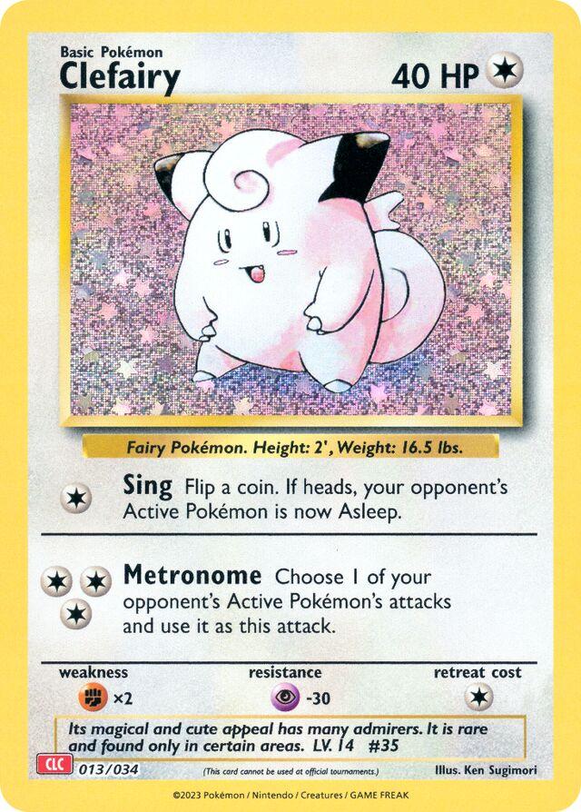 TCG Classic: Charizard Deck Clefairy Pokémon card